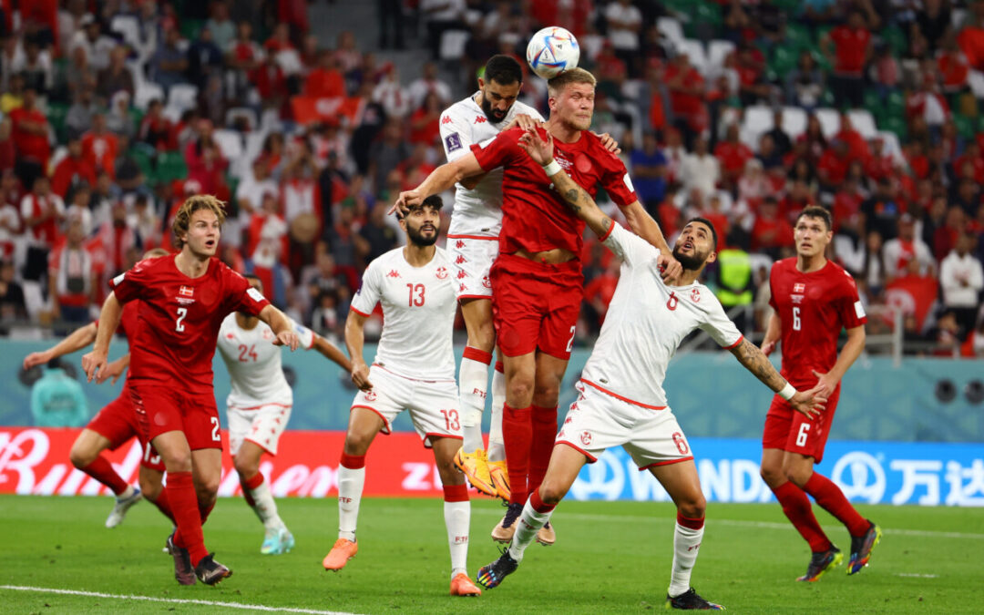 Dinamarca e Tunísia empatam em 0 a 0